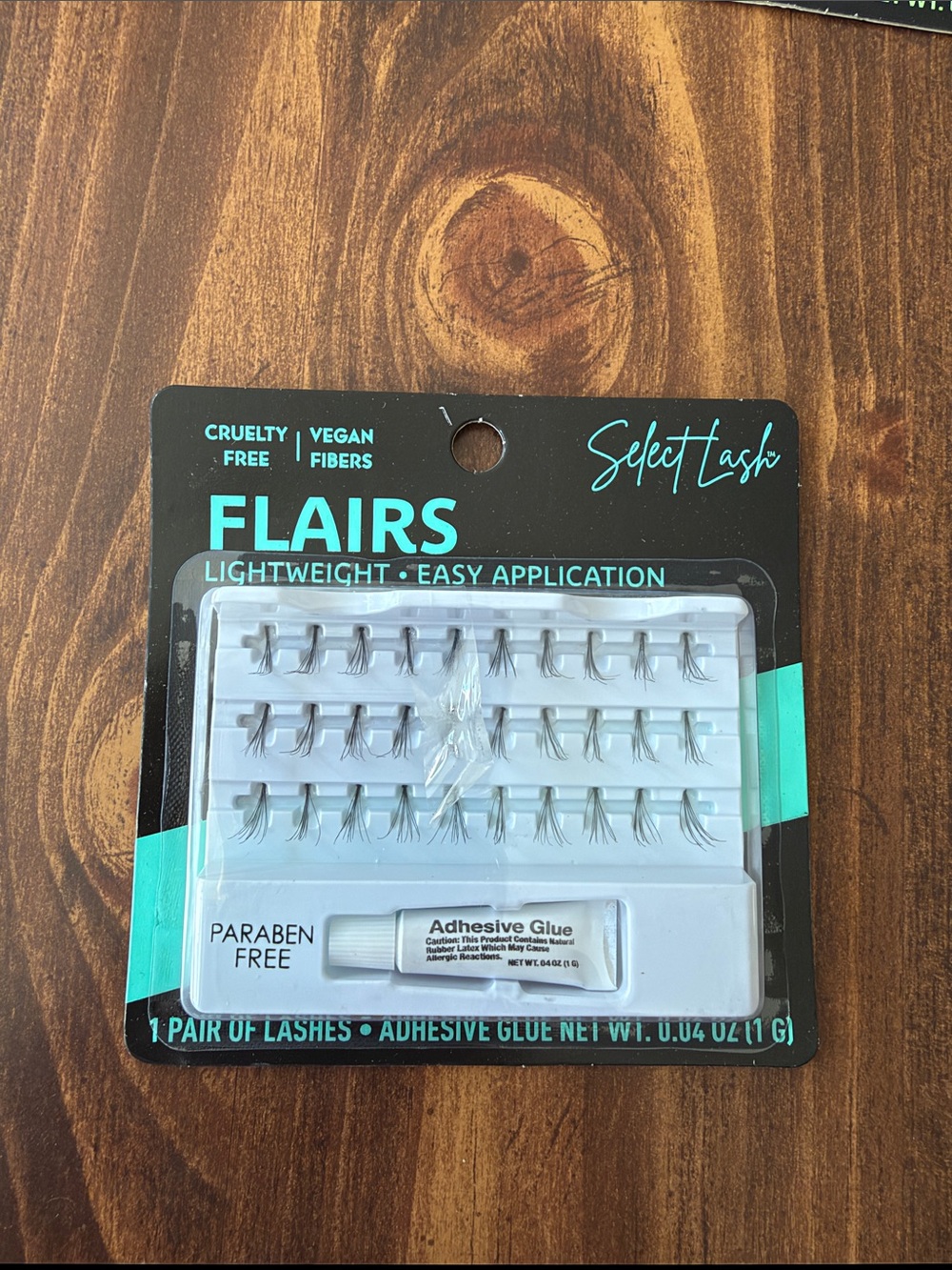 Flairs SelectLash Individual Cluster Lashes with Adhesive - Black